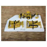 (3) Caterpillar Crawlers + Backhoe NZG