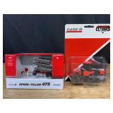 (2) 1/64 Case-IH Quadtrac + Speed-Tiller NIB