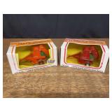 (2) 1/32 IH + Case Round Balers NIB Ertl