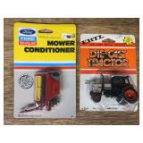(2) 1/64 Case 2594 + NH Mower Conditioner NIB Ertl