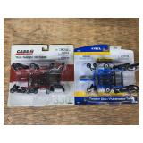 (2) 1/64 Case-IH + New Holland Disc NIB Ertl