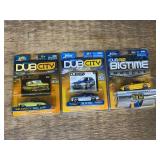 (3) 1/64 Dub City Cars NIB Jada