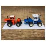 (2) 1/64 AC 7580 + Kinze 640 Big Blue