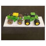 (2) 1/64 John Deere 7520 + 8440 Customized
