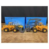 (2) 1/50 Volvo Wheel Loader + Log Grapple NIB Microlink