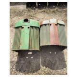 (2) John Deere Nose Cones