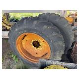 (2) John Deere Rims and Tires