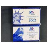 Lot of Various Years State Quarters Proof Sets