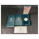 1990 Eisenhower Centennial Proof Silver Dollar P