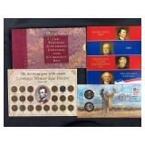2005-2008 Various Years Presidential $1 Coin, Jefferson Coinage, Lincoln Wheat Cent, And American Bison Nickel Lot
