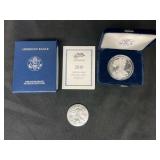 2010 and 2013 American Eagle Silver Dollar W