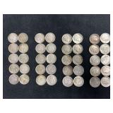 Various Years Roosevelt Dime Lot