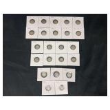 Various Years Roosevelt and Mercury Dime Lot