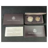 1989 Congress Bicentennial 2-Coin Proof Set S