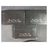 Lot of Various Years United States Mint Silver Proof Sets