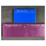 Lot United States Proof Set Various Years S