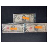 Lot of 4 Series of 1928 Federal Reserve Notes and Legal Tender Notes