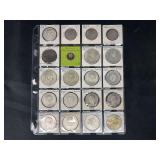 Lot of Various Years Mexican Peso and Reales Coins