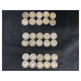 Lot of Various Years Mercury Dimes