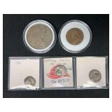 Lot of Various Years World and Roman Coins
