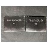 2 1982 United States Proof Set Lot