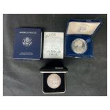 1993 1994 American Eagle Silver Dollar 2-Coin Set