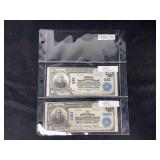 1902 National Currency Series of 1902 Ten Dollars National Bank Notes