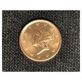 1853 Liberty Head Gold Dollar