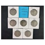 1941 Walking Liberty Half Dollar Lot