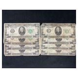Various Years Federal Reserve Note Lot