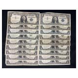 1957 Silver Certificate Lot of 18