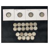 Lot of Roosevelt Dimes Various Years
