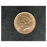 1862 Gold Dollar Liberty Head