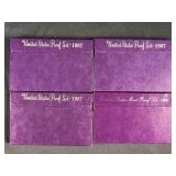 Lot of Various Years United States Proof Set S Mint Mark