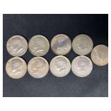 Lot of 1966 Kennedy Half Dollar Coins