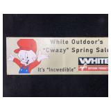 White Outdoor Products SST Sign