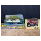 (2) 1/18 Polaris Watercraft + Honda ATV NIB