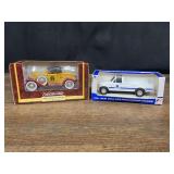 (2) New Holland Pickup + Car NIB Ertl
