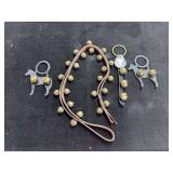 (4) Harness Bell Straps + Door Jingles