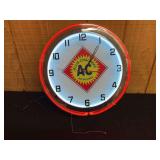 Allis Chalmers Neon Clock NIB