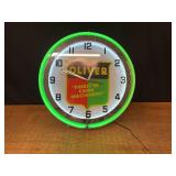 Oliver Neon Clock NIB