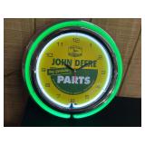 John Deere Neon Clock NIB