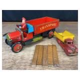 (2) Pressed Steel Trucks