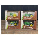 (4) 1/43 John Deere Tractors NIB Ertl