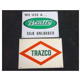 (2) Beatty + Trazco Signs