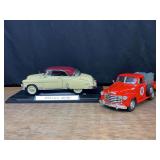 (2) Bel Air + Texaco Pickup