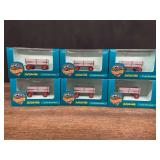 (6) 1/43 Flare Box Wagon NIB Ertl