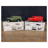 (2) 1/34 Chevrolet Panel Trucks NIB 1st Gear