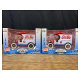 (2) 1/24 Pepsi Ford Truck Banks NIB Gearbox