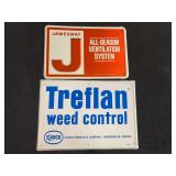 (2) Jamesway + Treflan SST Signs